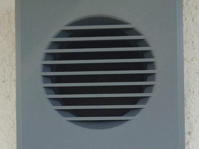 Cover for external connection of a range hood