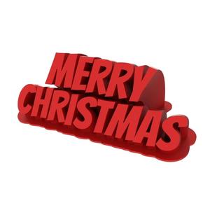 Merry Christmas - 3D Text