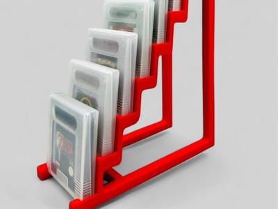 Game Holder Game Stand – 08 GameBoy with Case 