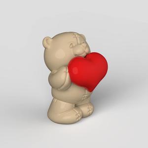 3D model STL Teddy Bear Toy