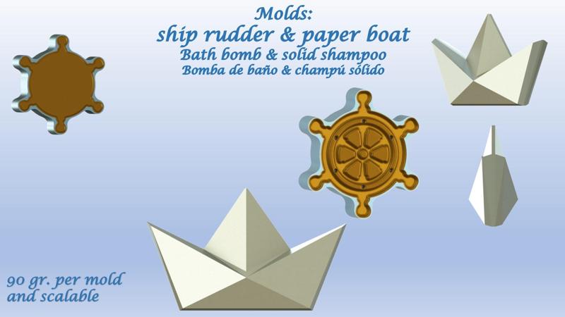 MOLDS: BATH BOMB, SOLID SHAMPOO / BOMBA DE BAÑO, SHAMPOO SÓLIDO
