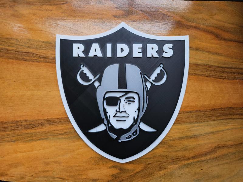 Raiders 3D Sign