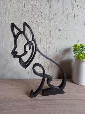 Hound sheep doodle - Sculpture