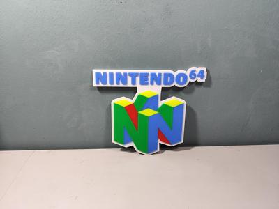 Nintendo 64 (N64) Logo Sign