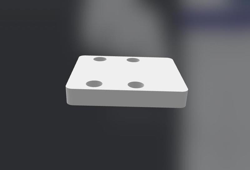 Filament detector spacer for double Extruder in Ender 3 Max