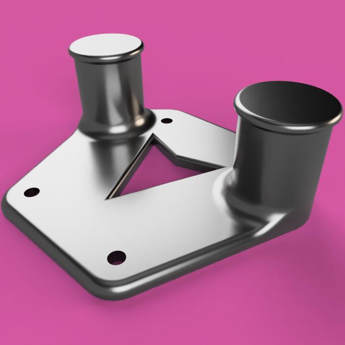 Meepo Board Electric Skateboard Double Bar Flashlight Mount