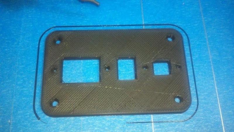 Mendelmax Power and USB Panel