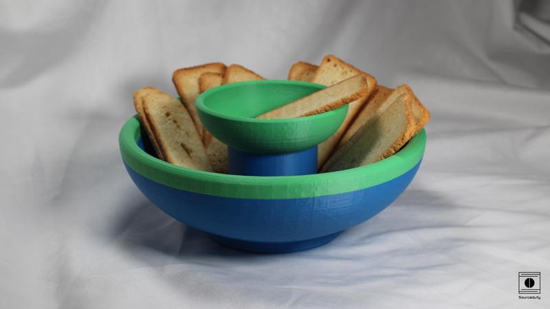 Potato Chip Party Cracker Dipping Dip Bowl