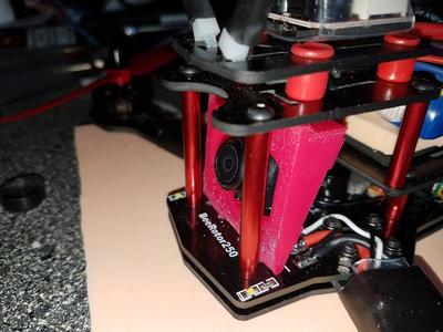 FPV Cam Mount for Runcam 600 or PZ0420m on BeeRotor 250
