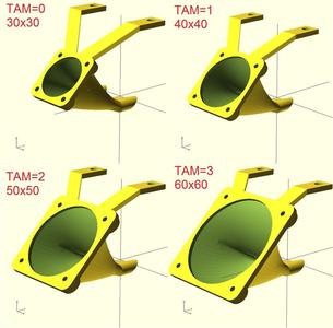 Customizable fan duct (Tobera parametrizable)