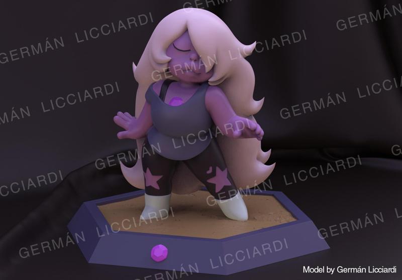 Amethyst- Steven Universe 3D print model