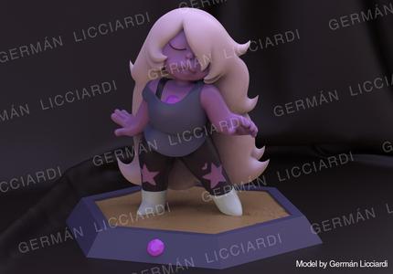 Amethyst- Steven Universe 3D print model