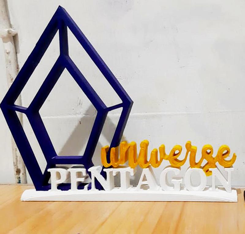 Pentagon Universe Kpop Display Logo Ornament