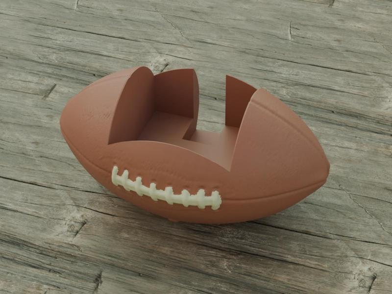 Football Square Coaster Holder