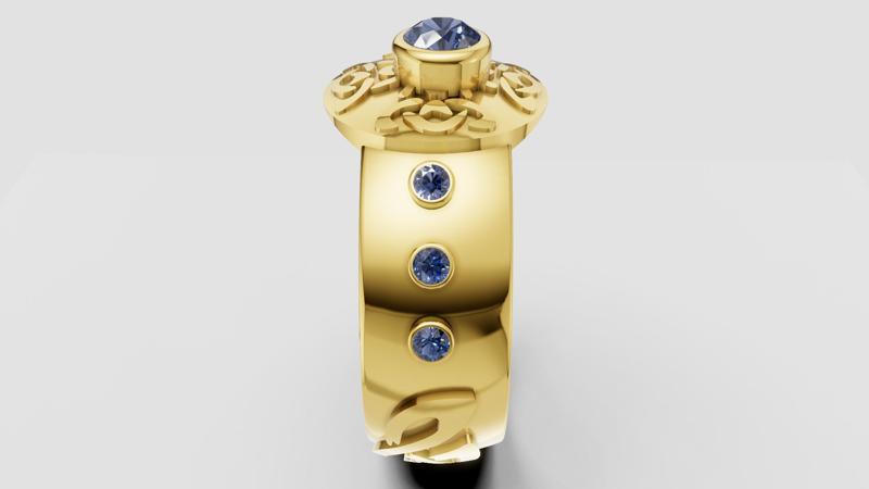 Celtic knot ring 3d printable model