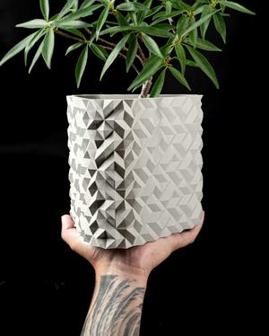 Cobble Planter Pot 02 by MODERN MACHINE