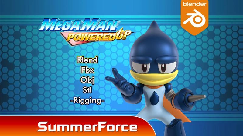 Oilman - Megaman Powered up