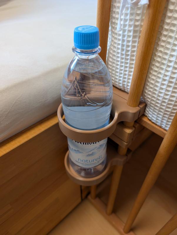 Bottle Cage for babybay bed side crib.