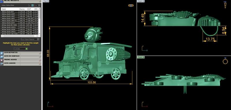 Twisted Metal Sweet Tooth Pendant, Ice Cream Truck Pendant, Sweet Tooth Twisted Metal Pendant, Ice Cream Truck Jewelry