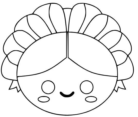 Lele doll cookie cutter