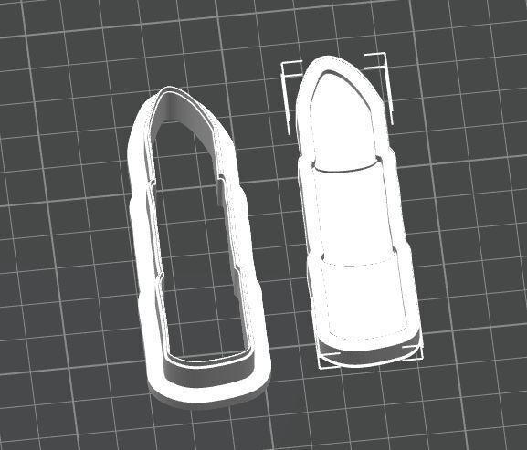 Lipstick Cookie Cutter and Debosser