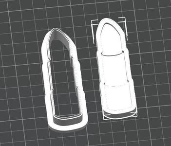 Lipstick Cookie Cutter and Debosser