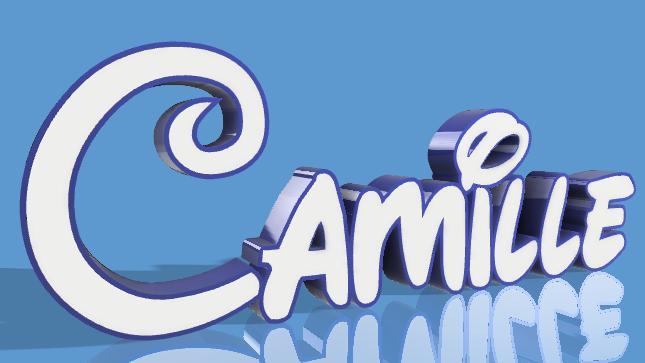 Camille disney name lamp