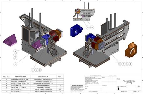 Extruder Cooling, Printrbot Simple V2