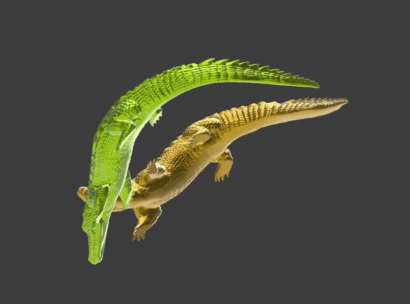 Monster High crocodile necklace