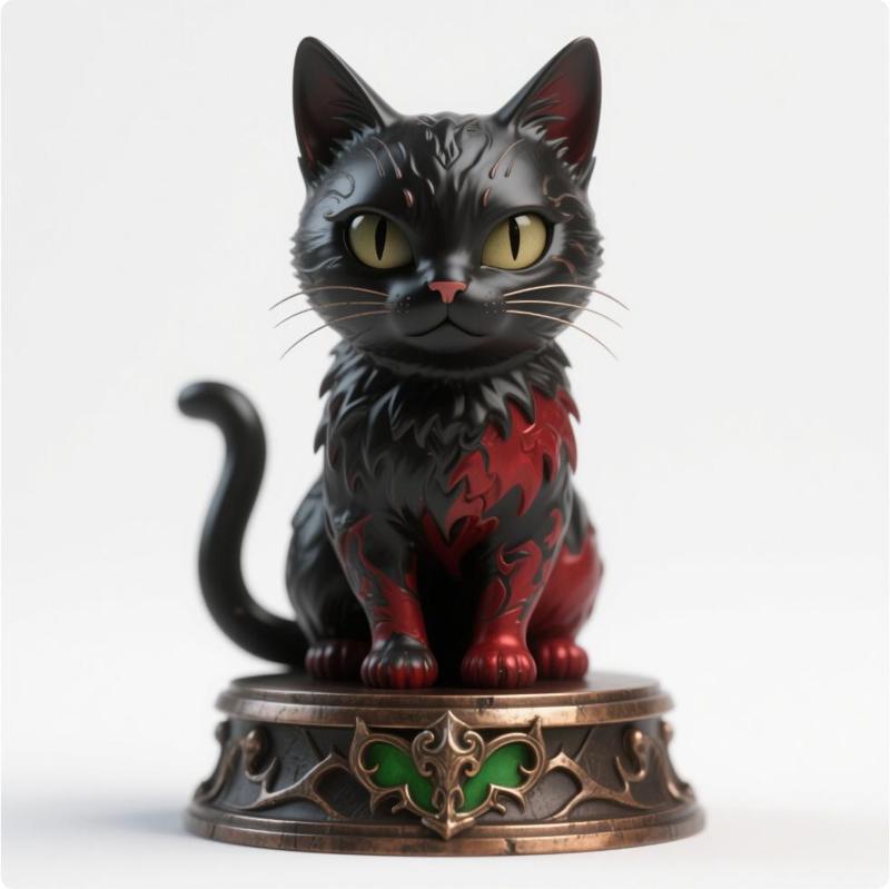 Cat statue