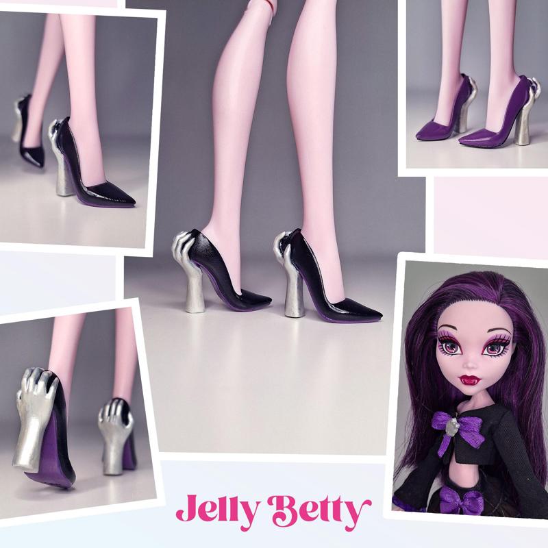 SilverClaw Heels (for Monster High G1 dolls)