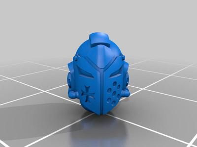 Head Evocatti Ultramarine Space Marine Veterans Horus Heresy Space Marines