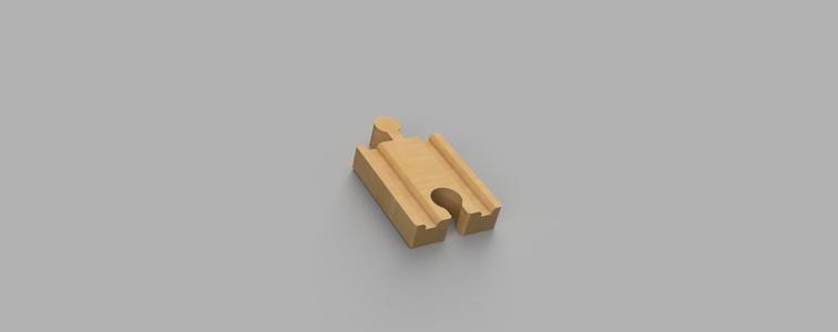 Male-Female Wooden Rail Connector