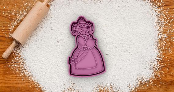 Fallera cookie cutter from Valencia