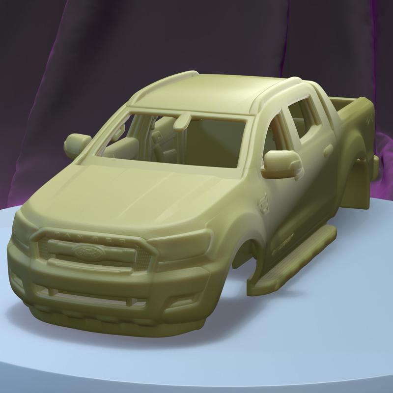 FORD RANGER DOUBLE CAB WILDTRAK 2016  (1/24) Printable Car Body