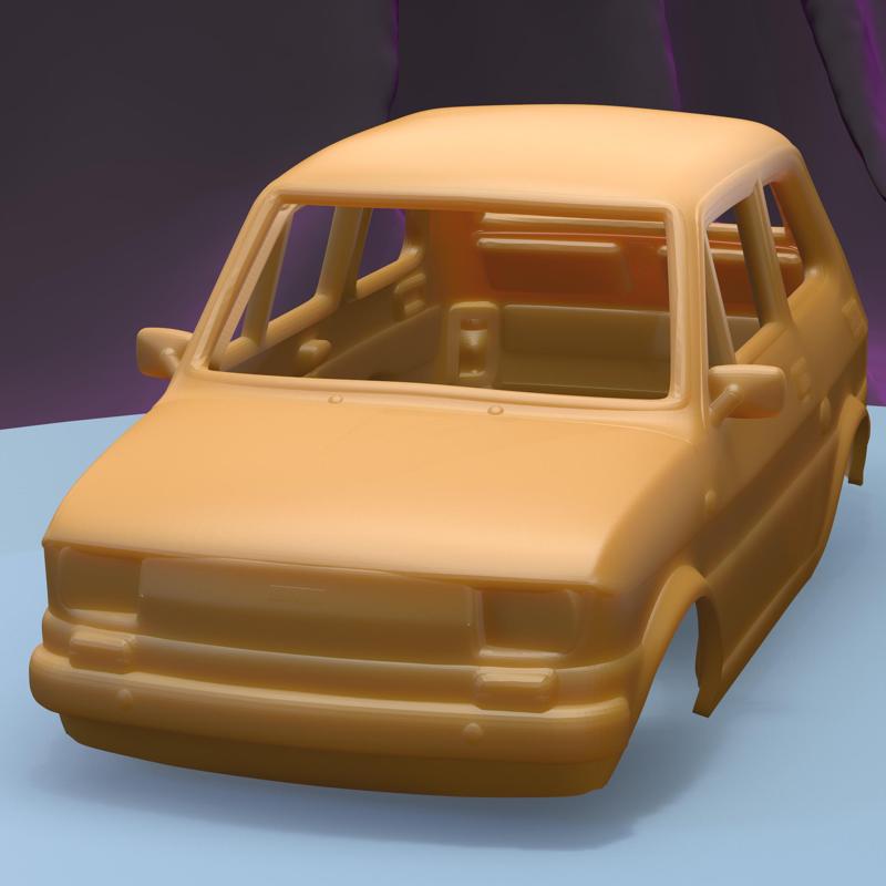 FIAT 126 1976 (1/24)  printable car body