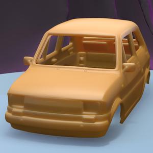 FIAT 126 1976 (1/24)  printable car body