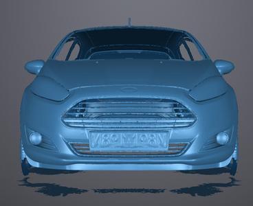Ford Fiesta M7 lift 3D scan