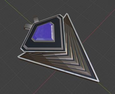 Aurora necklace pendant / Aurora chain pendant