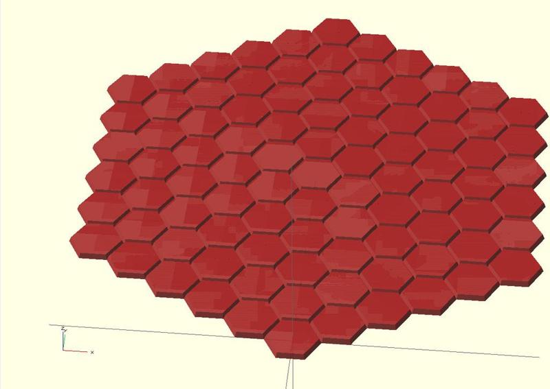 Game of Thrones Cyvasse board hexagonal 6x6x6x6x6x6