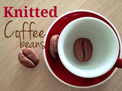 Knitted coffee beans