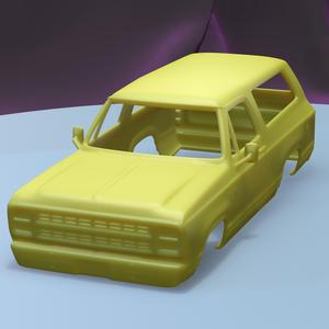 DODGE RAMCHARGER 1979  (1/24) printable car body
