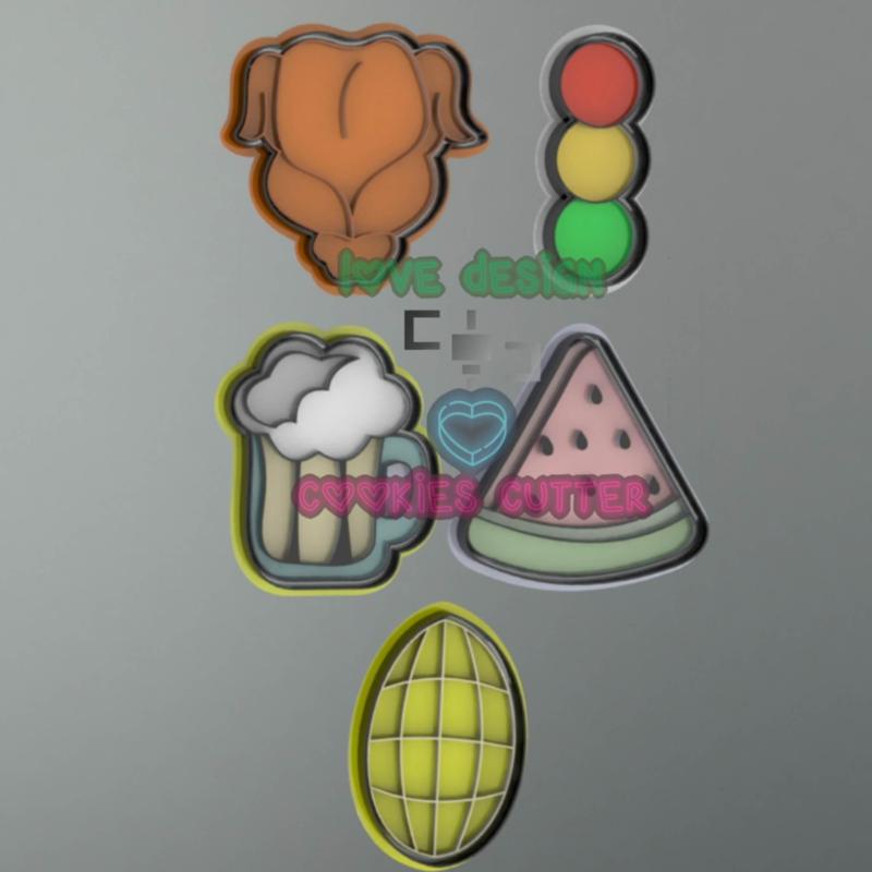 SET CUTTER + MARKER FOR MEXICAN POPSICLES