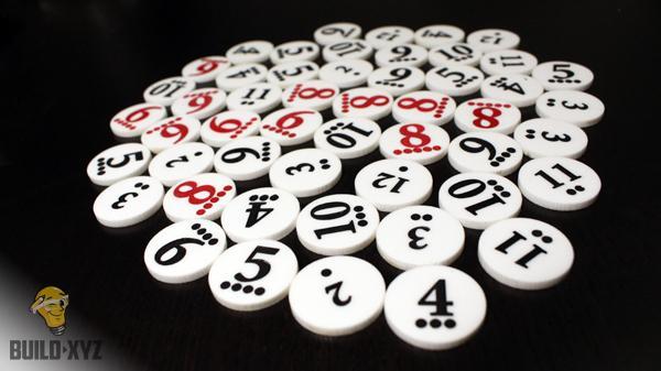 Settler of Catan Laser Cut Number Tokens