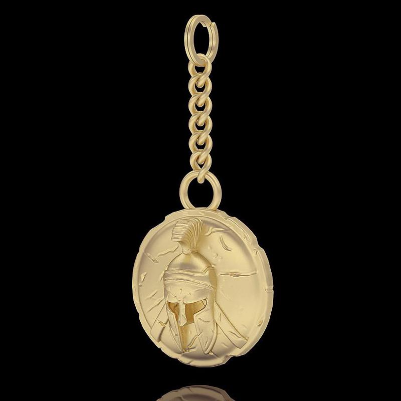 Key holder chain printable 3D model Spartacus