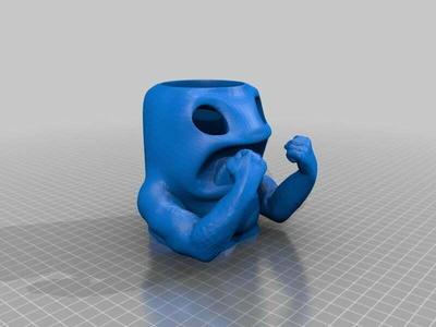 Beefy Monster Pencil Pot