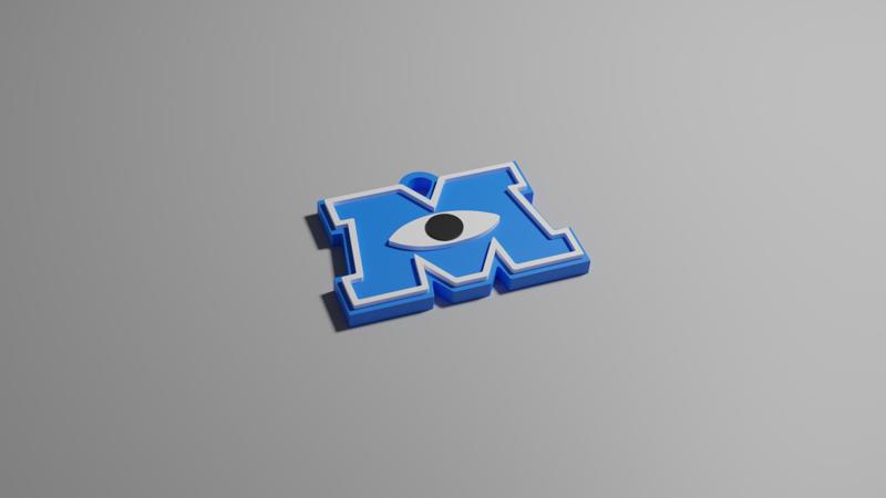 Monsters Inc. KeyRing Logo