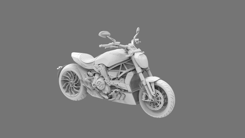 DUCATI BIKE FOR 3D PRINT