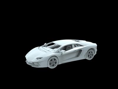 Lamborghini Aventador LP700 for 3D Printing