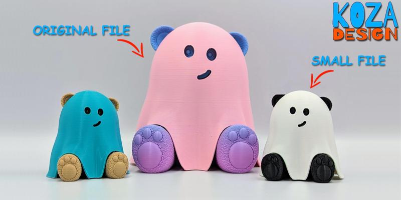 HALLOWEEN TEDDY GHOST COSTUME for Koza Valentines Teddy Bear